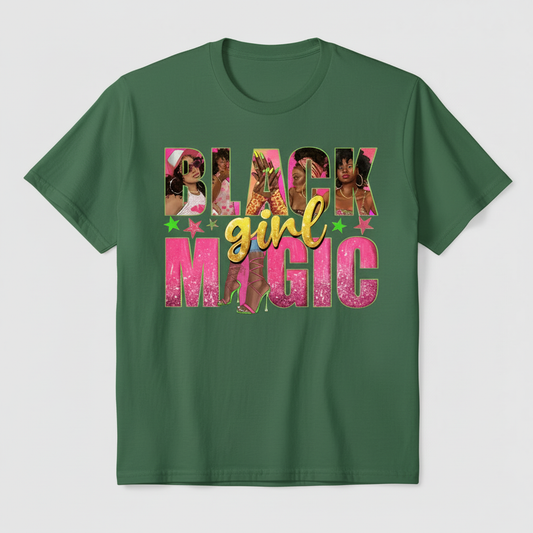 Forest Green Black Girl Magic