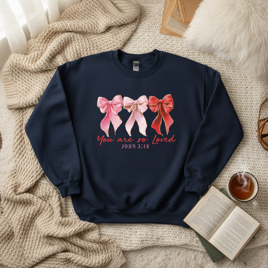 You are so loved - Navy Sweatshirt