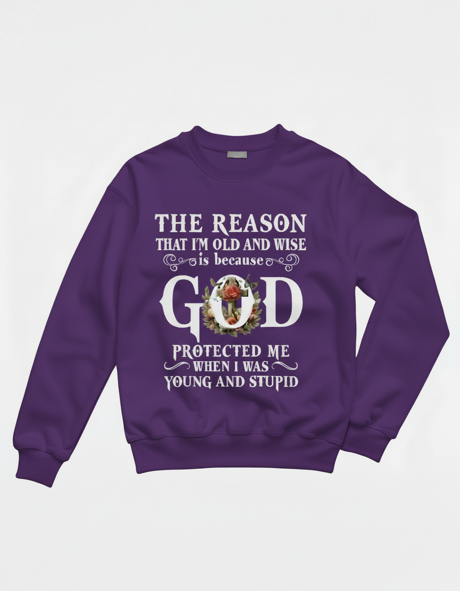 Old and wise sweatshirt