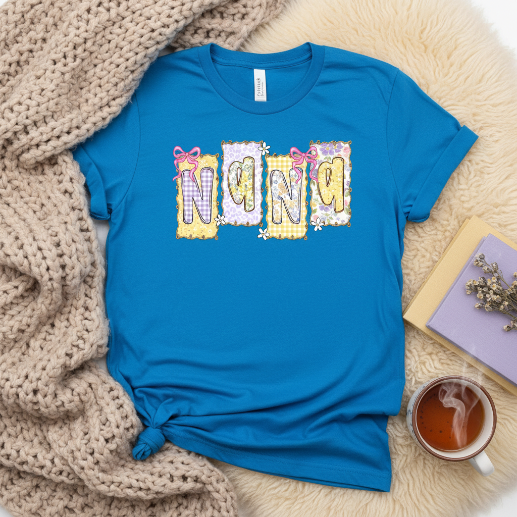 Bright Blue NaNa Shirt