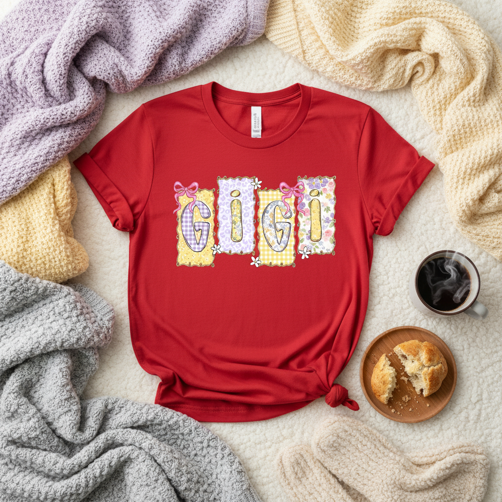 Bright Red GiGi Shirt