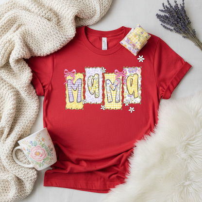 Bright Red MAMA Shirt
