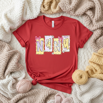 Bright Red NaNa Shirt