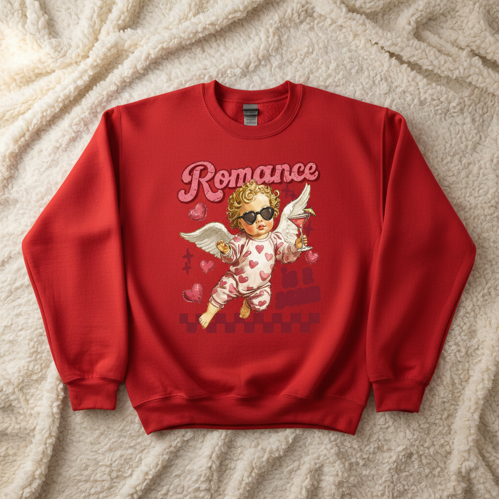 Bright Red Sweatshirt