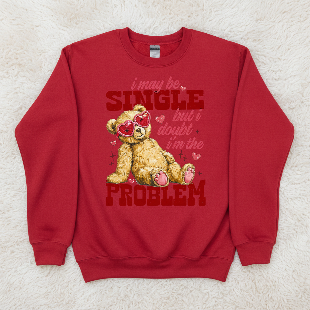 Bright Red Sweatshirt