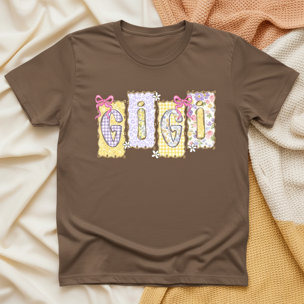 GiGi Brown T-Shirt Mockup