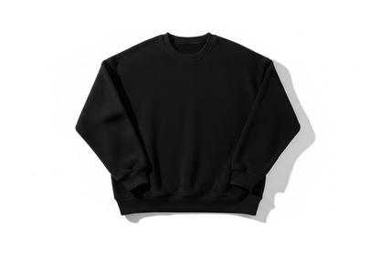 Make a black sweatshirt