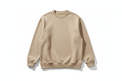 make beige sweatshirt