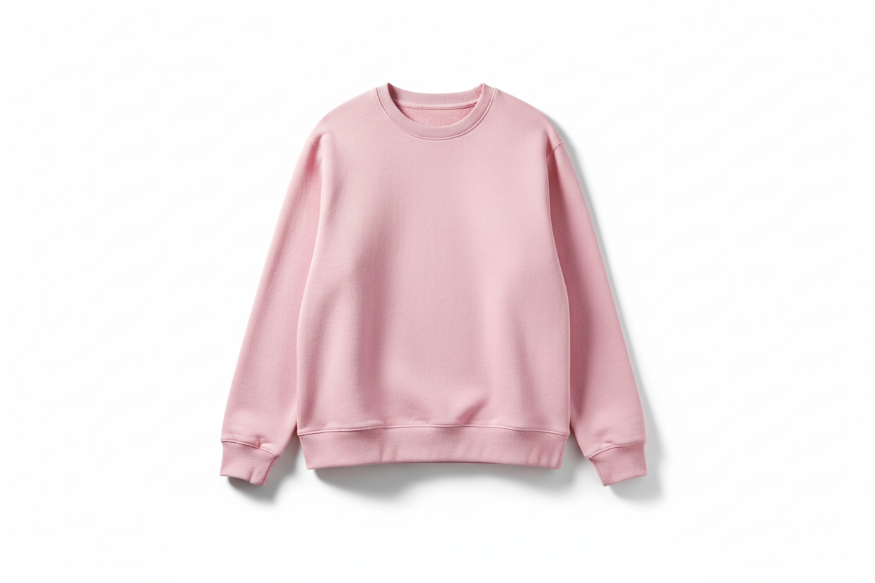 make pink sweatshirt