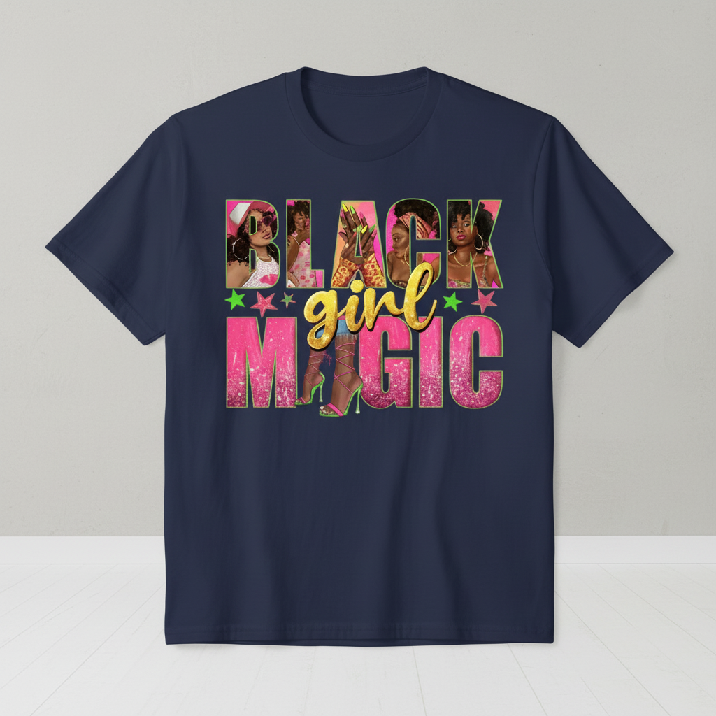 Navy Black Girl Magic