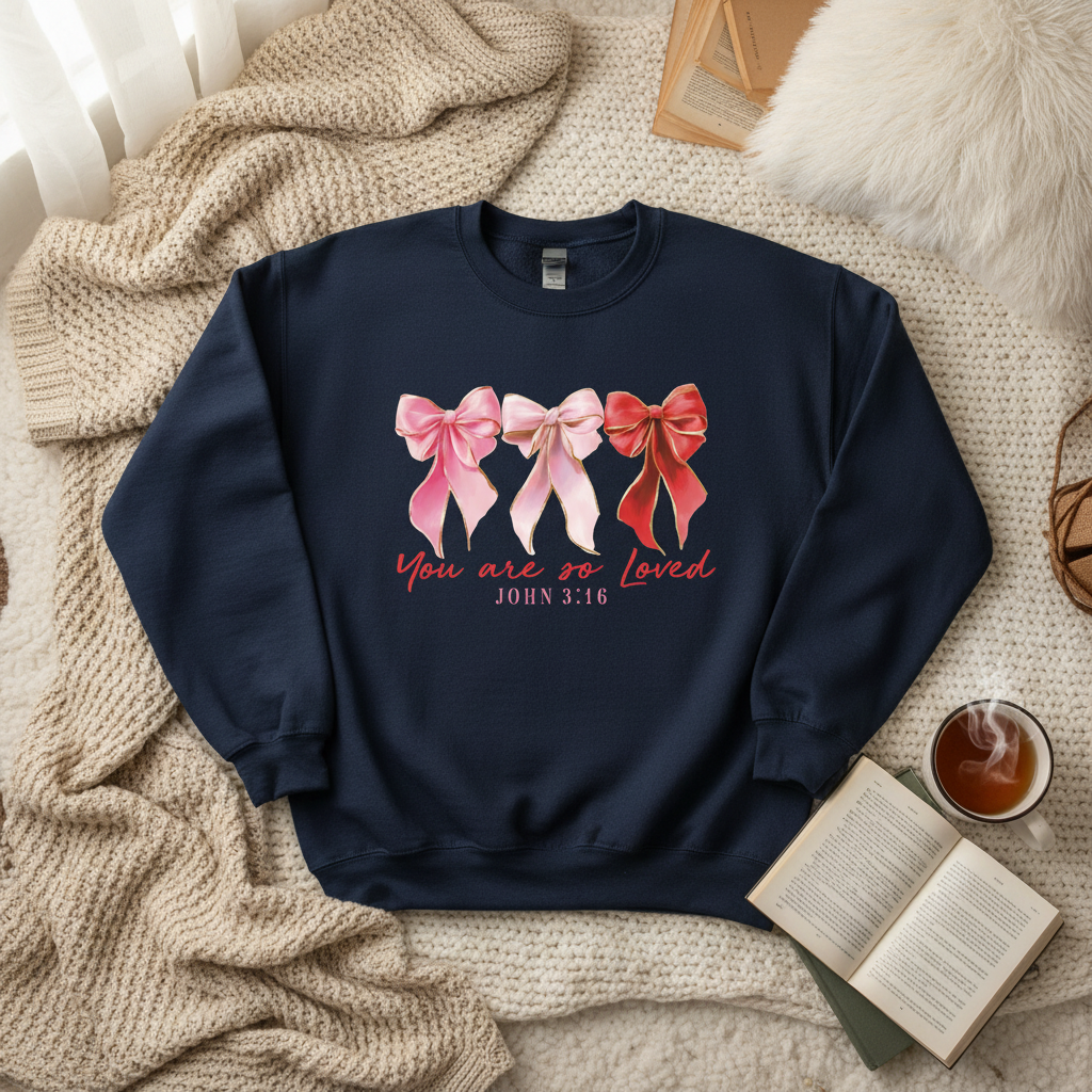 You are so loved - Navy Sweatshirt